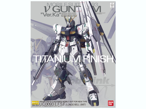 1/100 MG Nu Gundam Ver. Ka Titanium Finish Ver.
