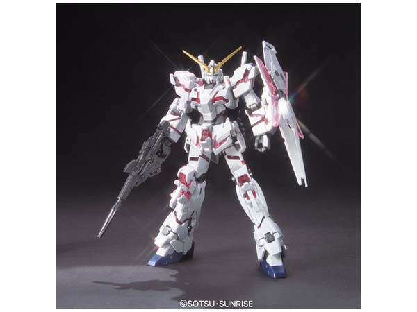 1/144 HGUC RX-0 Unicorn Gundam Destroy Mode Titanium Finish
