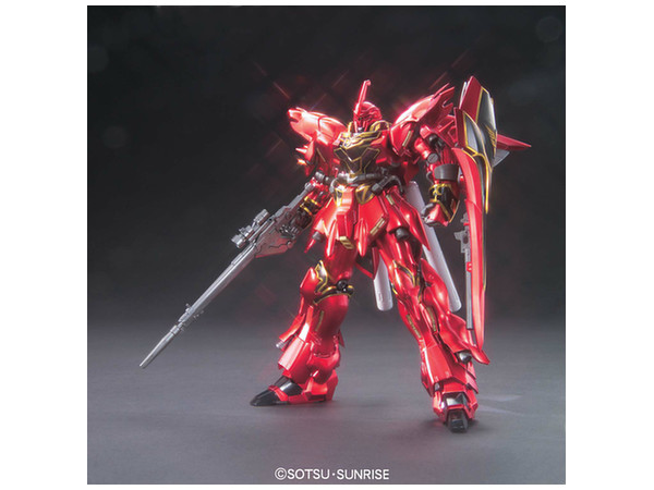 1/144 HGUC MSN-06S Sinanju Titanium Finish