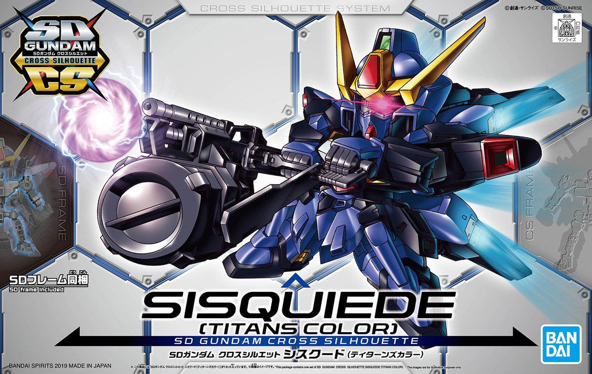 SD Gundam Cross Silhouette Sisquiede (Titans Colors)