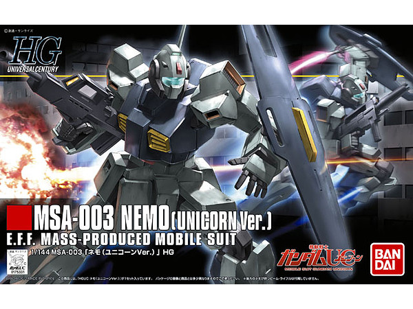 1/144 HGUC MSA-003 Nemo (Unicorn Ver.)