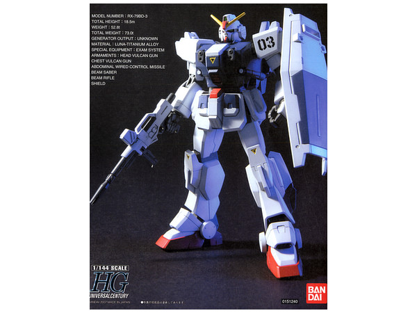1/144 HGUC RX-79BD-3 Blue Destiny Unit 3
