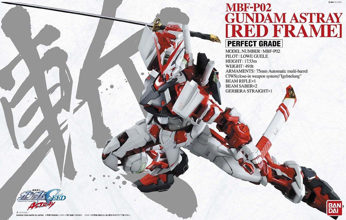 1/60 PG Gundam Astray Red Frame (without Bonus Parts)