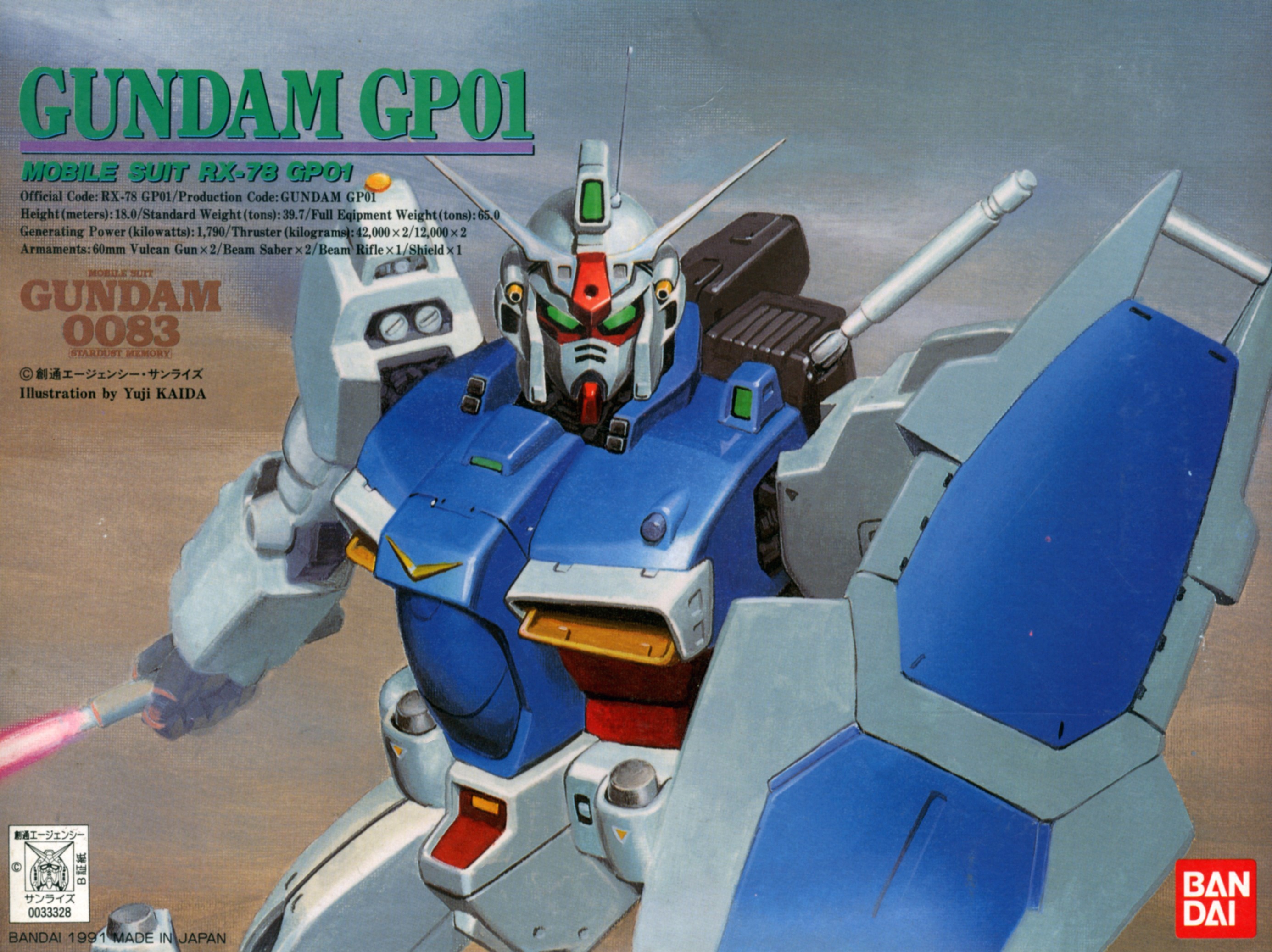1/144 Gundam RX-78 GP01
