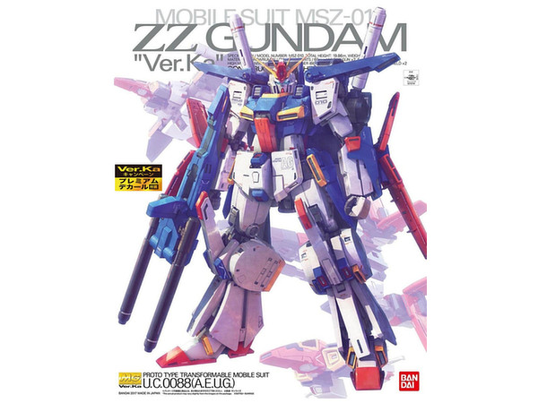 1/100 MG ZZ Gundam Ver.Ka w/Premium Decal