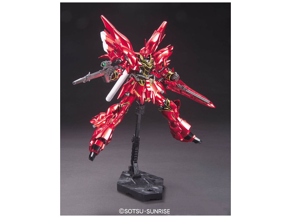 1/144 HGUC MSN-06S Sinanju Titanium Finish