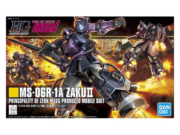 1/144 HGUC MS-06R Black Tri-Stars Zaku