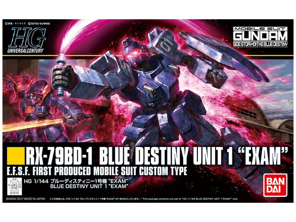 1/144 HGUC RX-79BD-1 Blue Destiny Unit 1 EXAM
