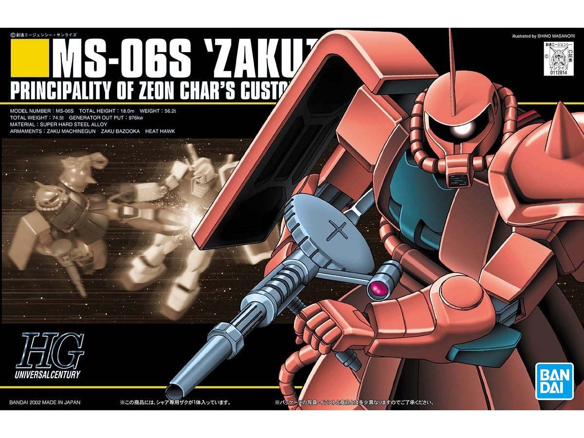 1/144 HGUC MS-06S Char's Zaku II