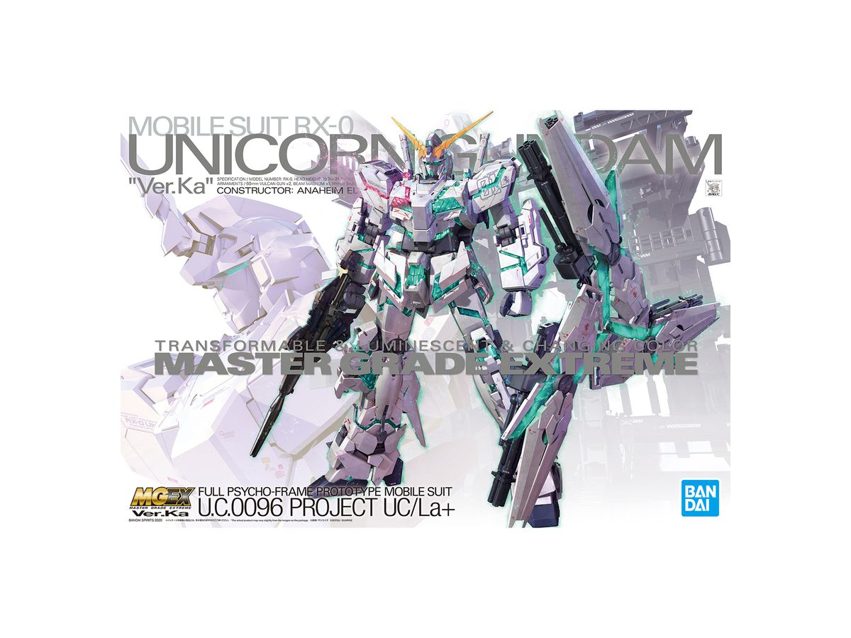 1/100 MGEX Unicorn Gundam Ver. Ka