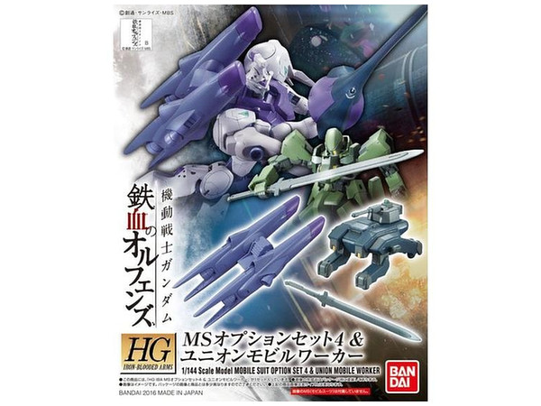 1/144 HG MS Option Set 4 & Union Mobile Worker