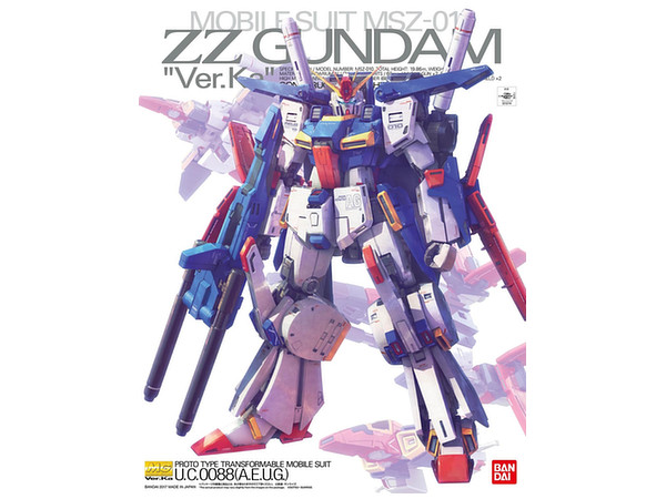 1/100 MG ZZ Gundam Ver. Ka