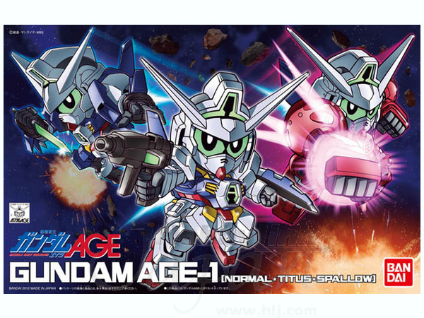 BB Gundam AGE-1 (Normal/Titus/Spallow)