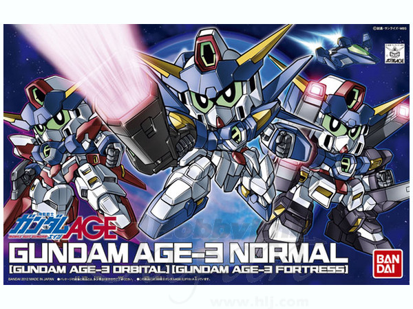 BB Gundam AGE-3 Normal/Orbital/Fortress