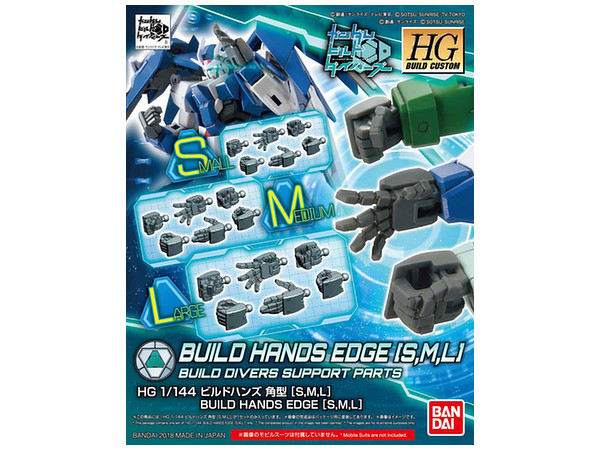 1/144 HGBC Build Hands (Kaku) SML (Provisional)