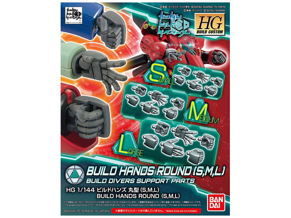 1/144 HGBC Build Hands (Maru) SML (Provisional)