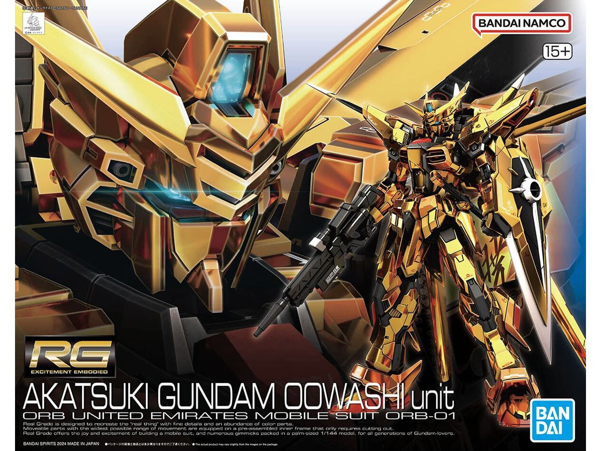 1/144 RG Akatsuki Gundam (Oowashi Pack)