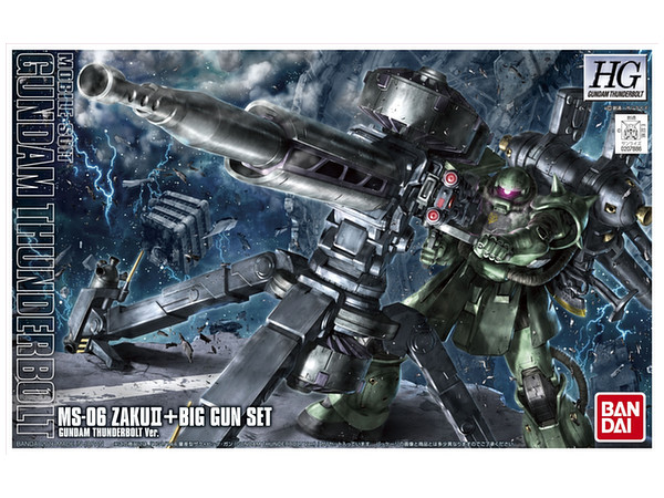 1/144 Zaku II + Big Gun (Gundam Thunderbolt Ver.) -- Anime Ver.